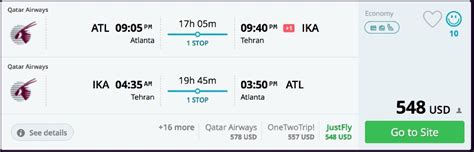 airfare to tehran iran