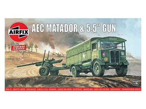 airfix matador and 5.5 gun