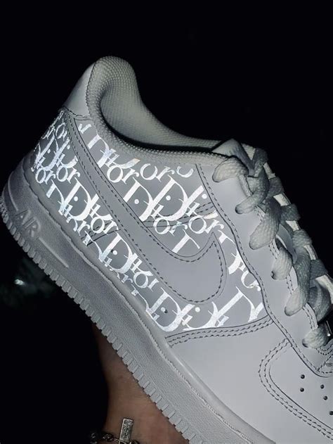 CUSTOM RED DIOR X AIR FORCE 1
