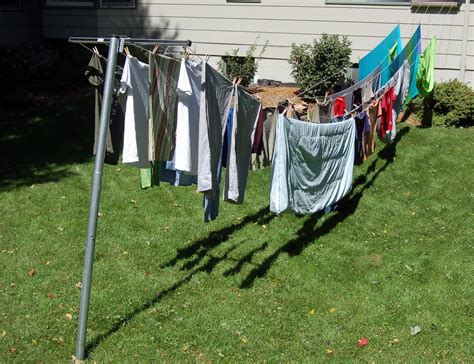 airing out clothes