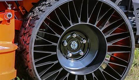 Airless Tires For Zero Turn Mowers Tweel Turf Radial Tire 26" X 12" 12N Kubota