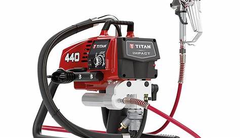 Airless Titan 440 Impact 805000 Skid Rider Paint Sprayer Jn Equipment Maler Lackierer