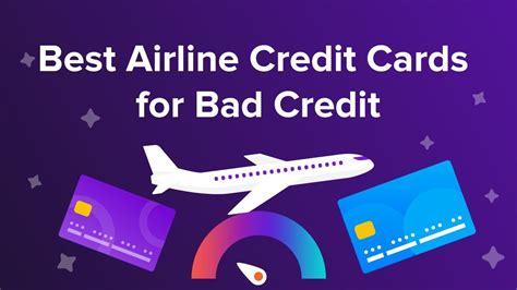 airline credit cards for bad credit