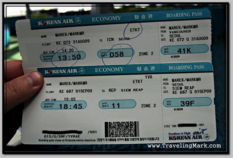 airline tickets korean air