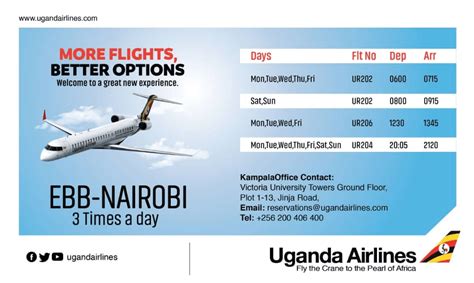 airline tickets uganda to rwanda