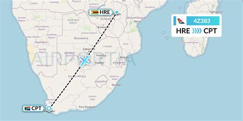 airlink harare to cape town
