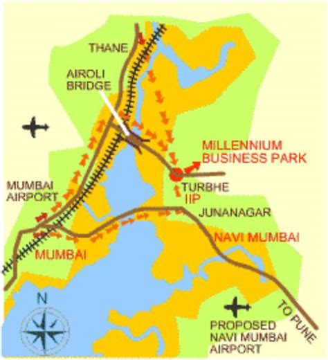 airoli mumbai to mumbai airport distance