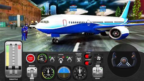 Airplane Fly 3D Flight Plane Game Play at RoundGames