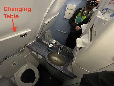 Airplane Bathroom Changing Table