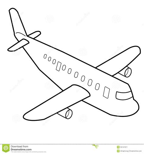 airplane drawing template