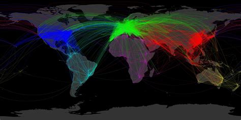 airplane flight paths map