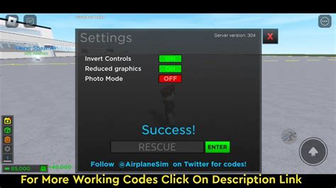 airplane simulator codes march 2023