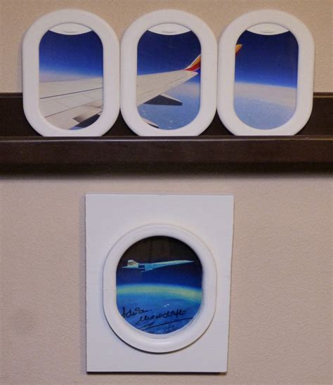 Airplane Window Picture Frame