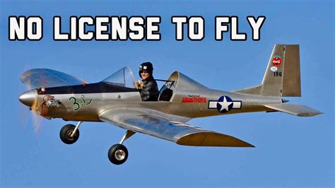 airplanes that don't require a license