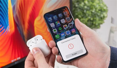 AirPods Connection Failed Error on iPhone
