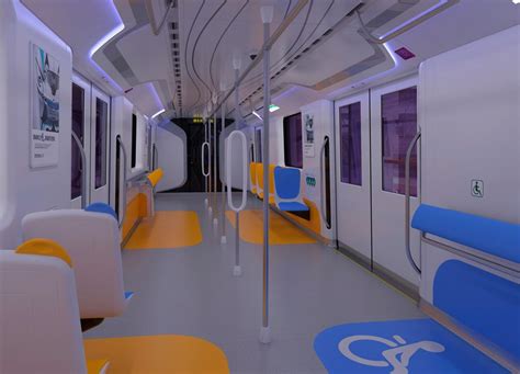 airport shuttle interior