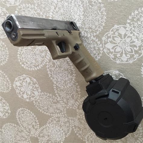 airsoft glock with drum mag