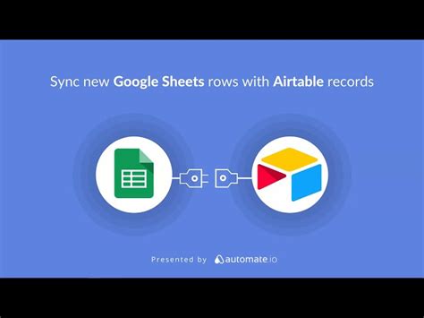 Sync google sheet to tableIntegromat Integrations Airtable