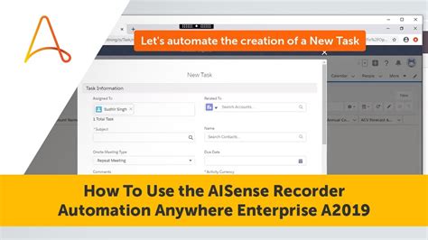 Aisense Recorder In Automation Anywhere