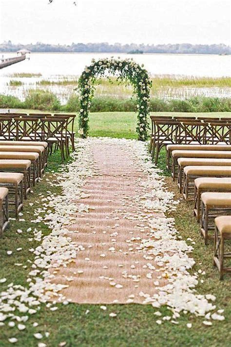 34 Stylish Outdoor Wedding Aisle Décor Ideas ChicWedd