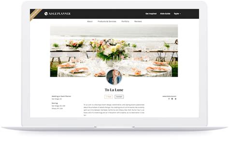 7+ Aisle Planner Wedding Website
