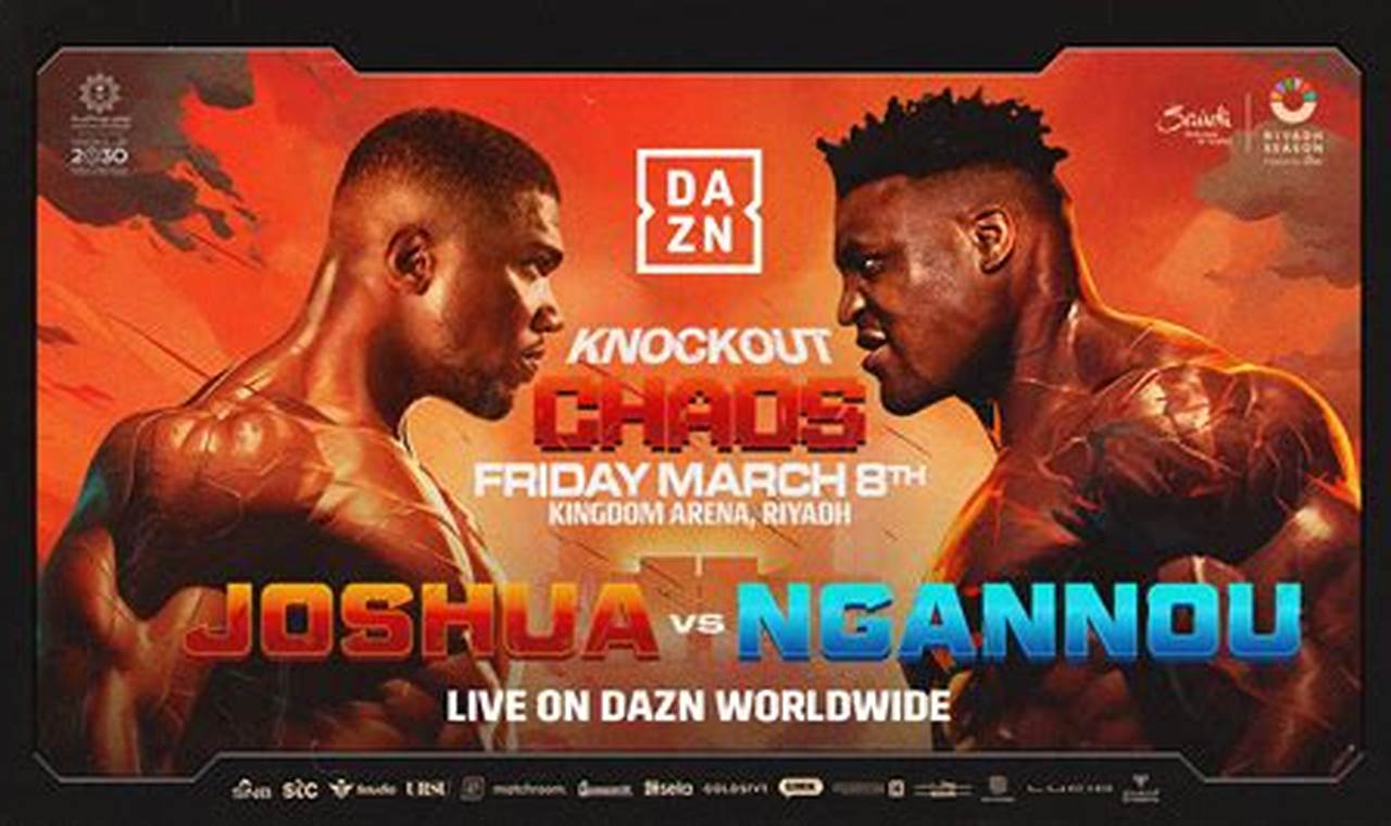 Breaking News: AJ vs. Ngannou Time Announced - Don't Miss the Clash of the Titans!