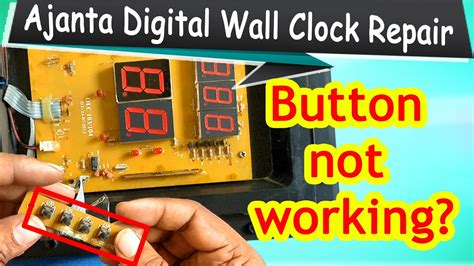 Ajanta Digital Wall Clock Not Working