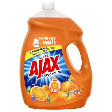 ajax 169 oz orange dish soap