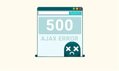 ajax error 500