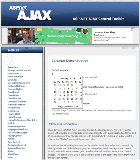 Ajax Extender Control In Asp.net