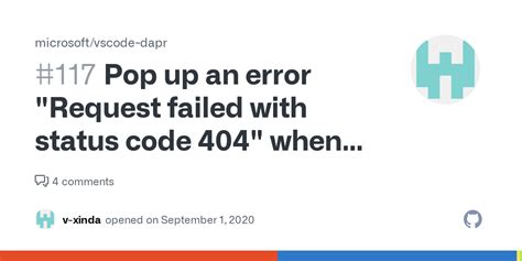 ajax request failed with status code 404