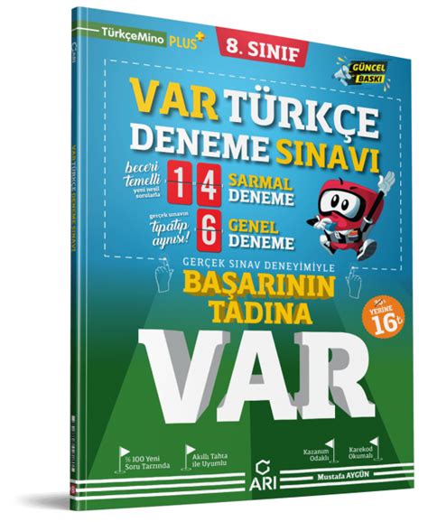 6. Sınıf VAR Türkçe Yeni Nesil Soru Bankası Arı Yayın