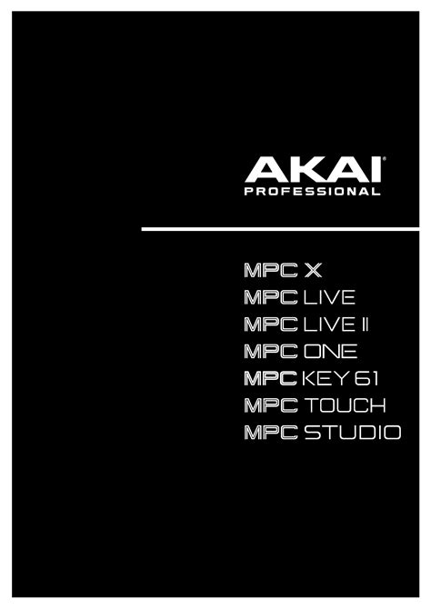 akai mpc live manual download