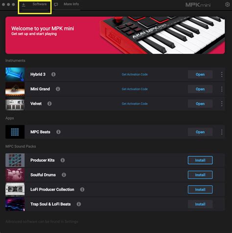 akai mpk mini play software download free