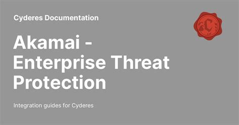 akamai enterprise threat protection