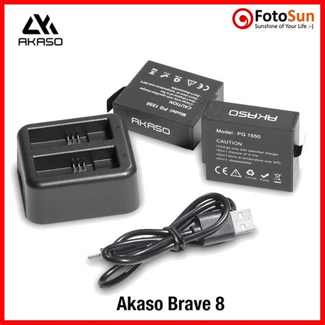 akaso brave 8 battery