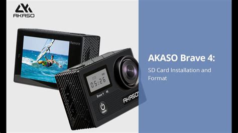 Akaso Camera Format Sd Card