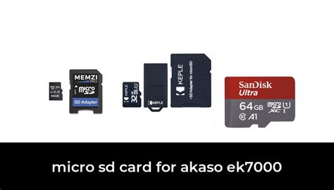 akaso ek7000 sd card format type