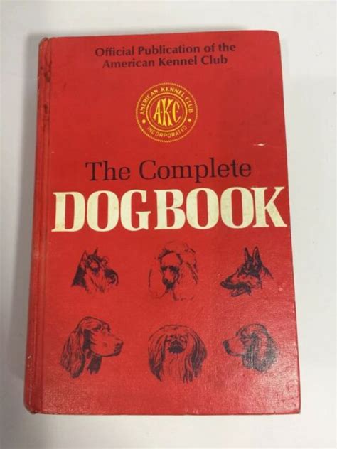 akc dog breed book