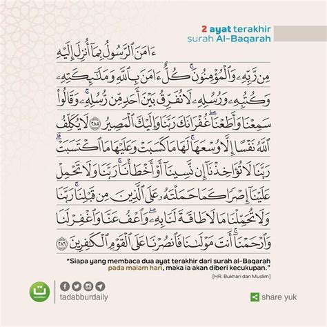 Akhir Surat Al Baqarah: Makna, Hikmah, dan Ayat Penting