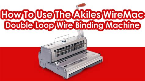 Akiles Binding Machine How To Use
