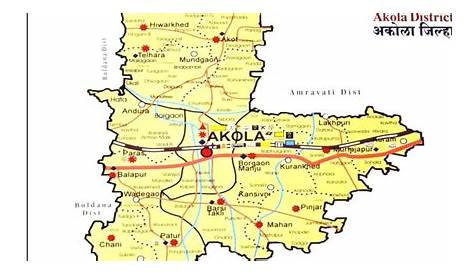 Akola Maharashtra Map East Assembly (Vidhan Sabha) Constituency And