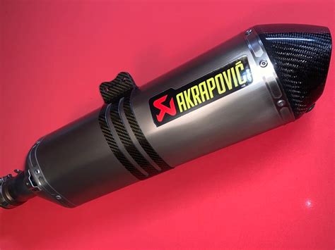 Akrapovic Racing Full Exhaust System in Titanium with Air Filter for