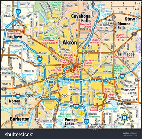 Akron Ohio Maps
