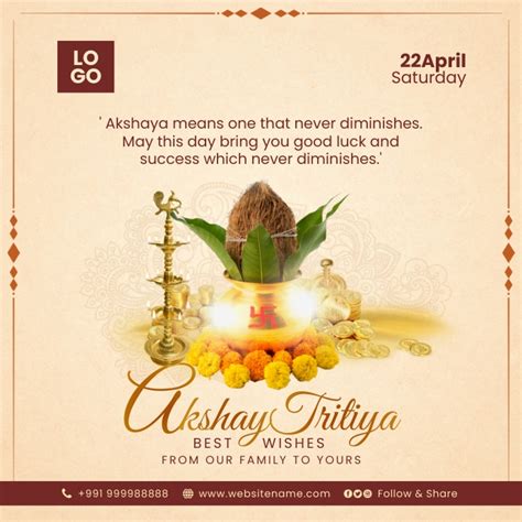 akshaya tritiya wishes template