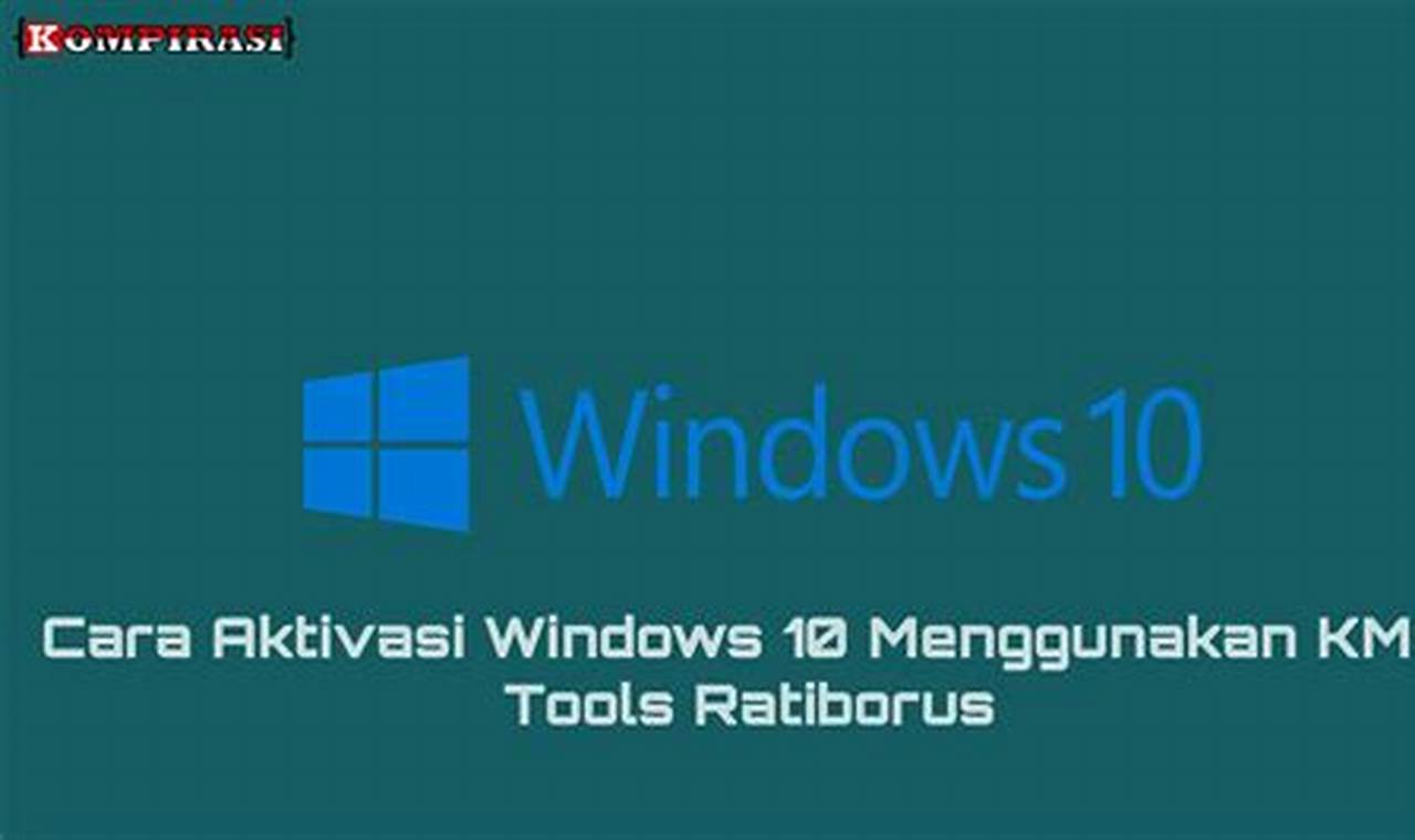 aktivasi windows 10
