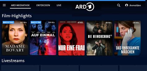 aktuell ard mediathek filme