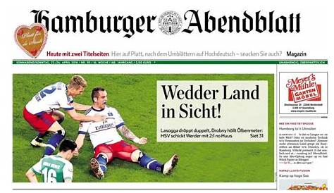 Das Hamburger Abendblatt kann auch Platt - Aktuelle Nachrichten
