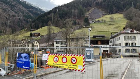 aktuelle lage bergsturz gotthard