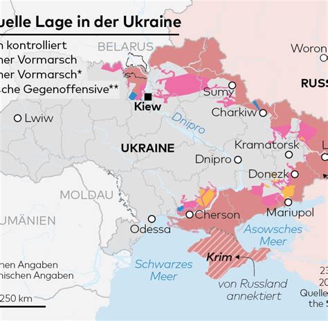 aktuelle lage ukraine map